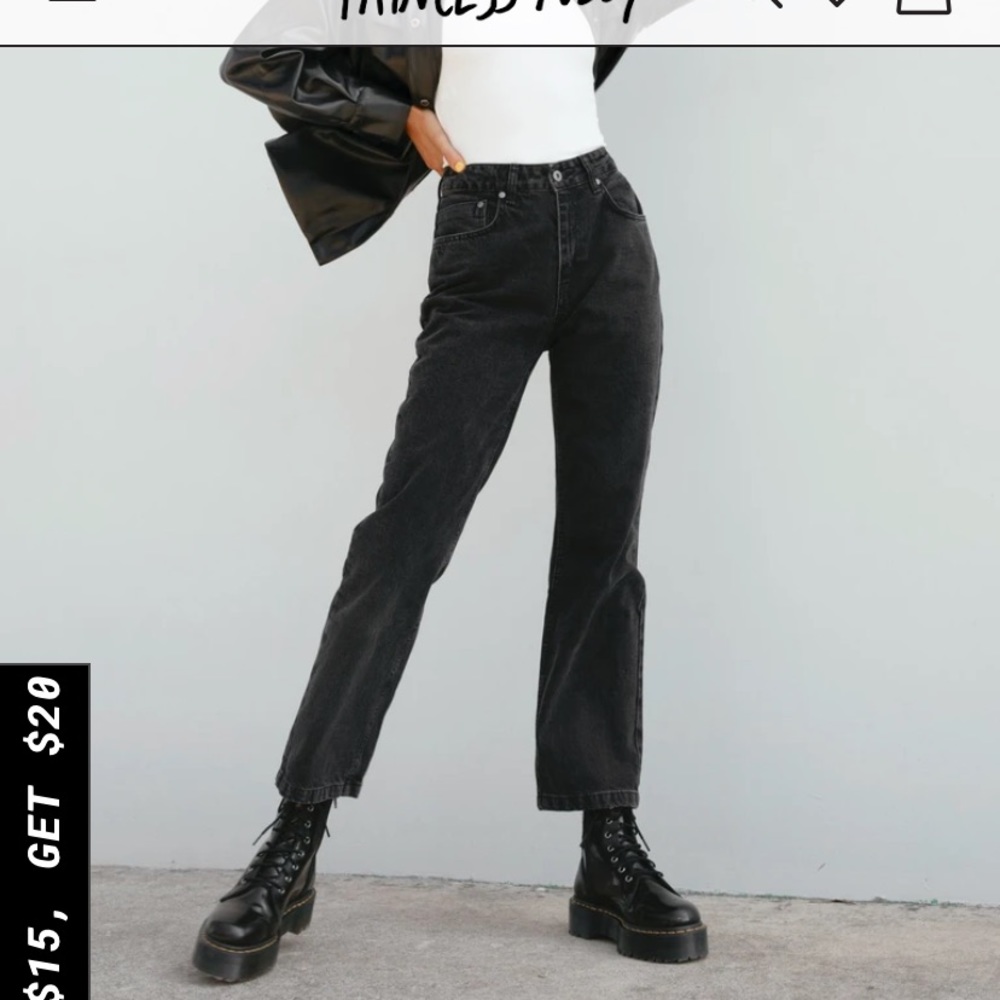 PRINCESS POLLY BLACK JEANS